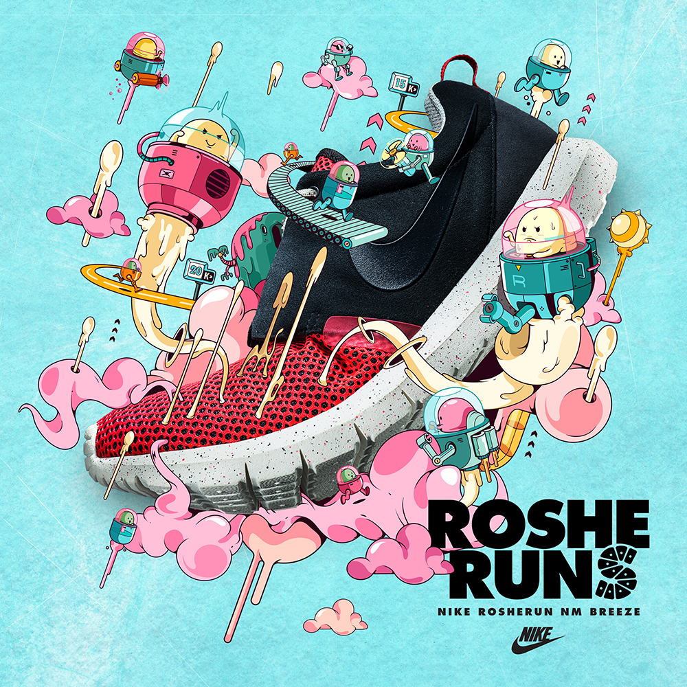 Nike rosherun roshe running kid veiray