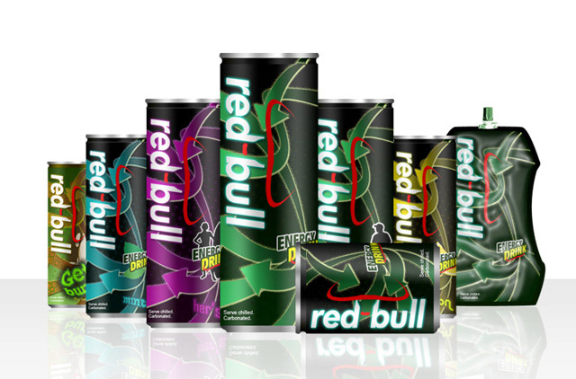 Red Bull energy drink branding  rebranding