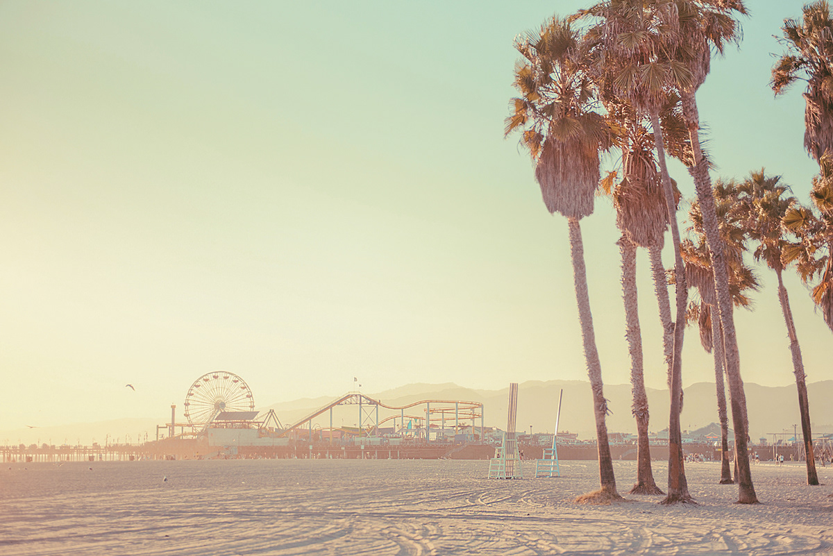 California Los Angeles Photography  photographer Editing  helene havard Santa Monica Pier