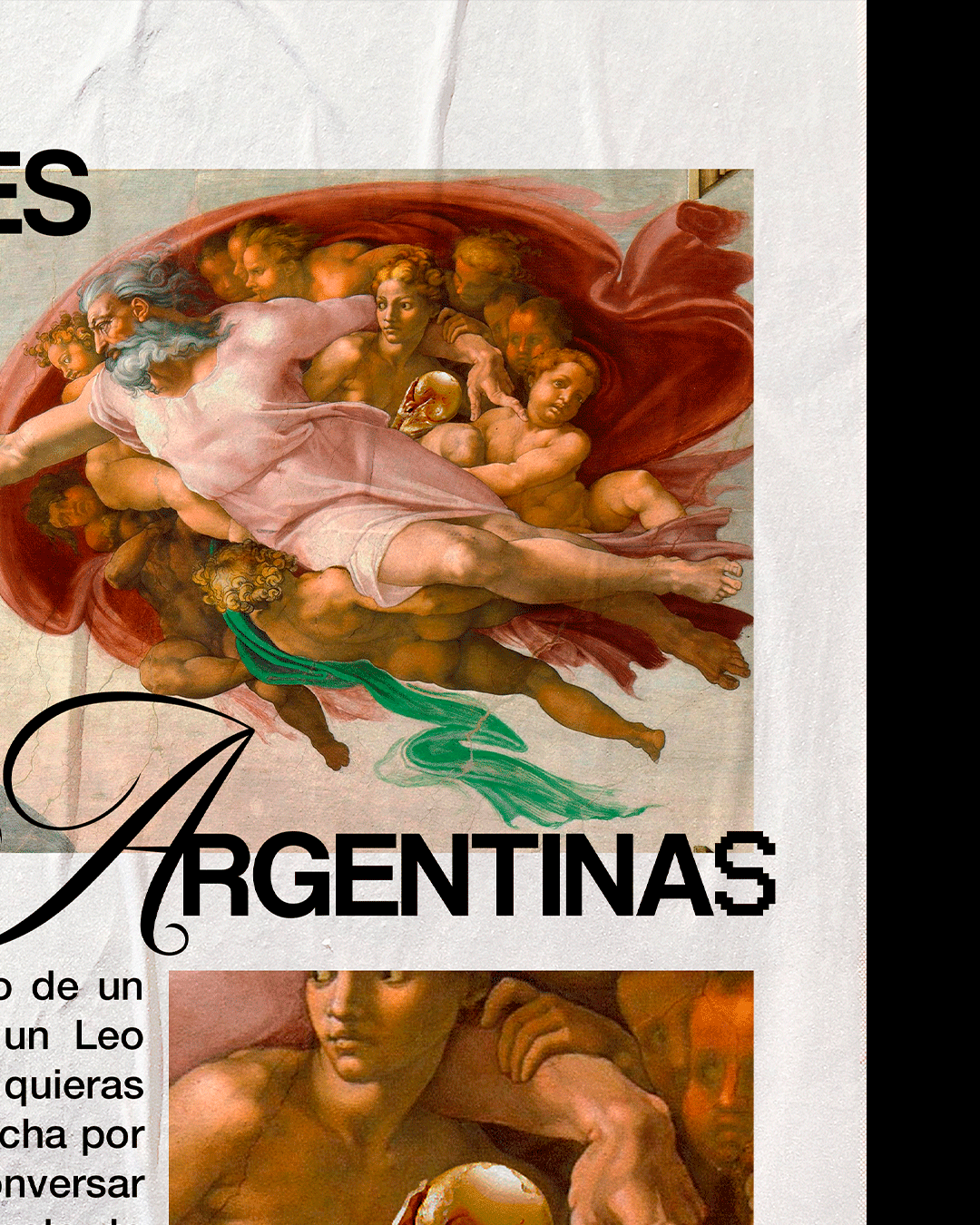 material argentina WorldCup drink Parody Vandalism photoshop Graphic Designer
