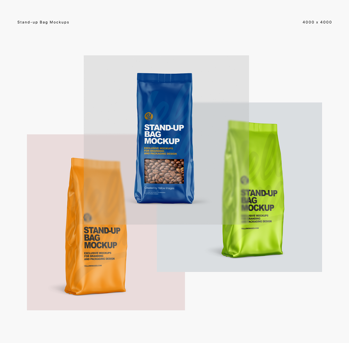 Download Stand Up Bags Mockups On Student Show Yellowimages Mockups