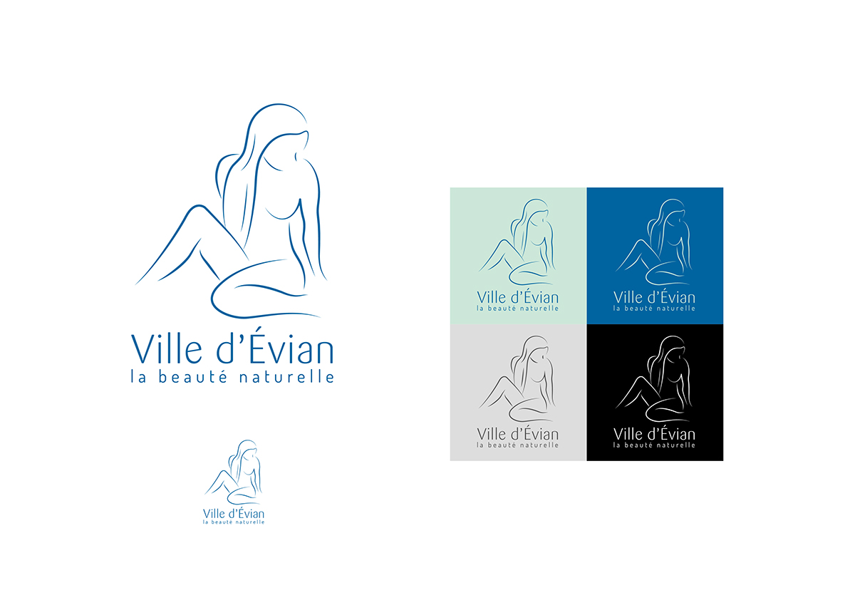 Ville d'Evian Axe Sud Logotype
