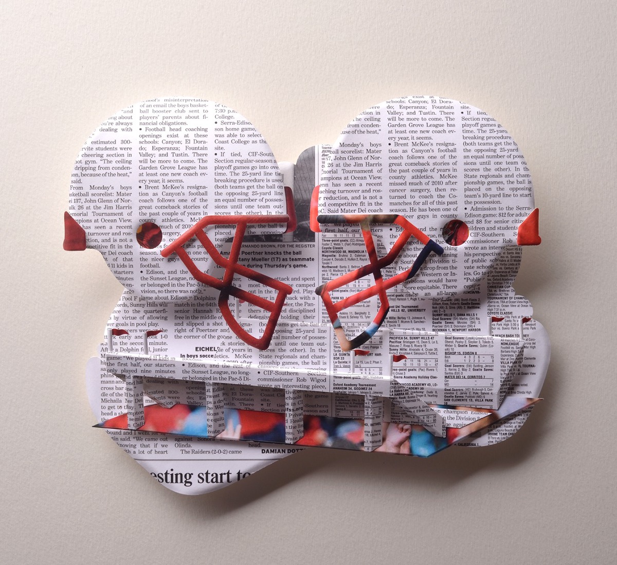 paper sculptures IIlustration paper craft paper art Paper cutting Advertising 