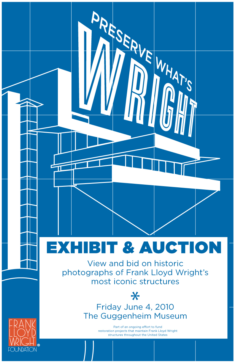 Frank Lloyd Wright guggenheim poster foundation