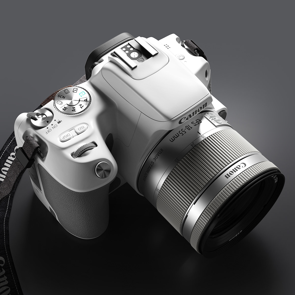 Canon 3D CG eos model hard surface stock technics photo lens