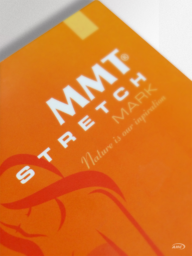 print Marketing collateral notebook orange