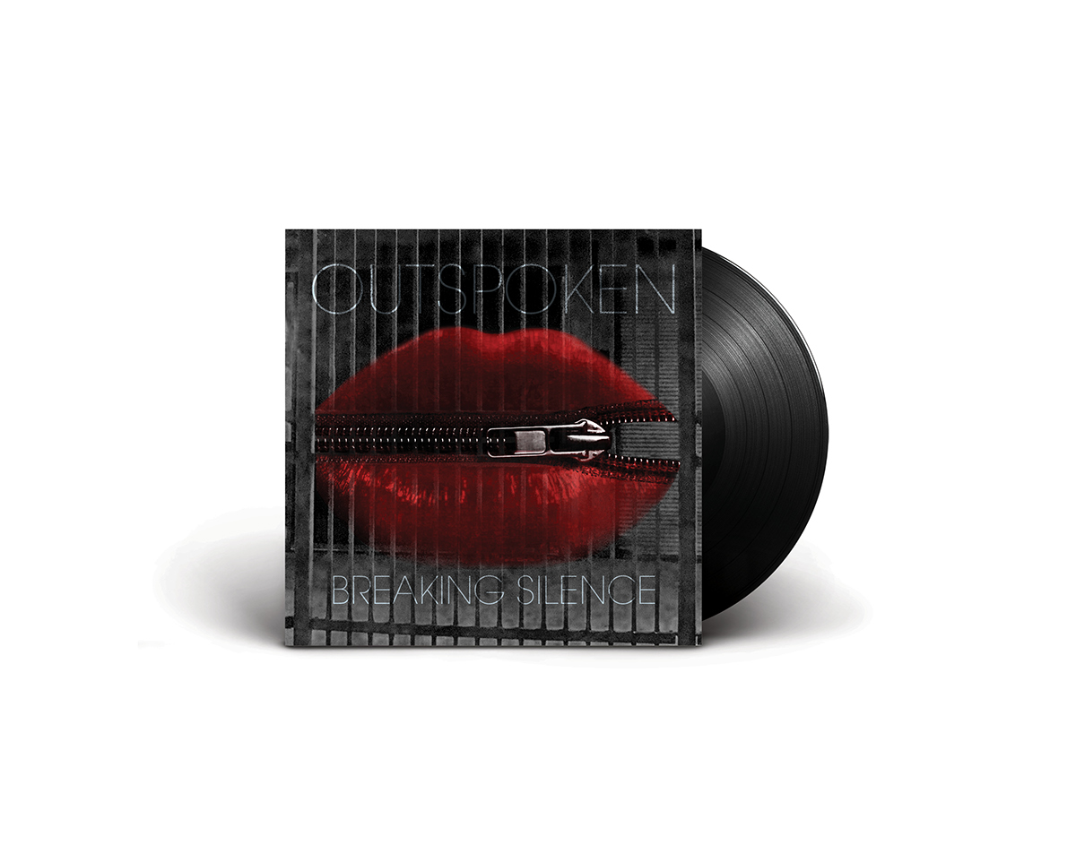 Album cover albumcover lips breakingsilence design photoshop dark musicalbum CoverAlbum metalmusic punkrock