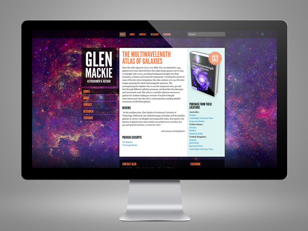 glen mackie astronomer Author Website fluent pixel
