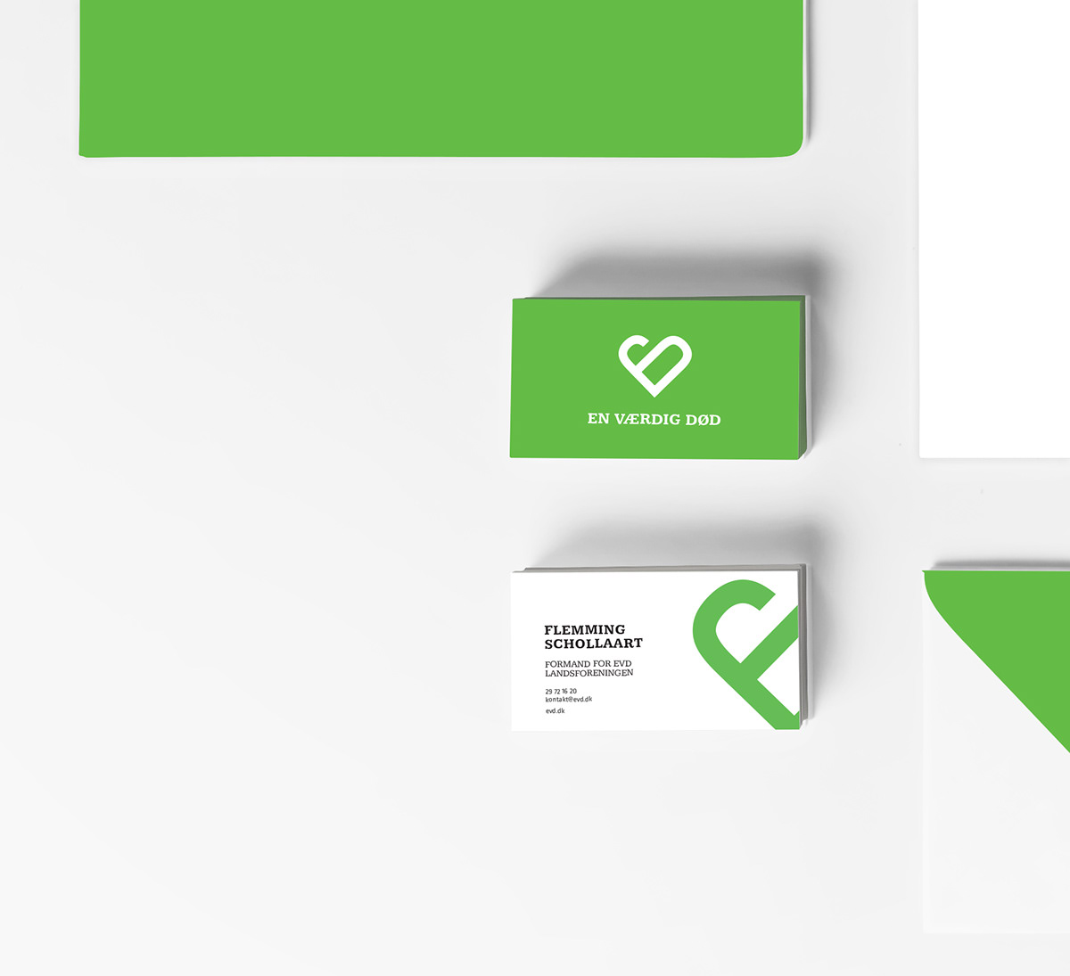 logo evd aktiv dødshjælp euthanasia homepage Webdesign Web green Tree  grobowski iPad