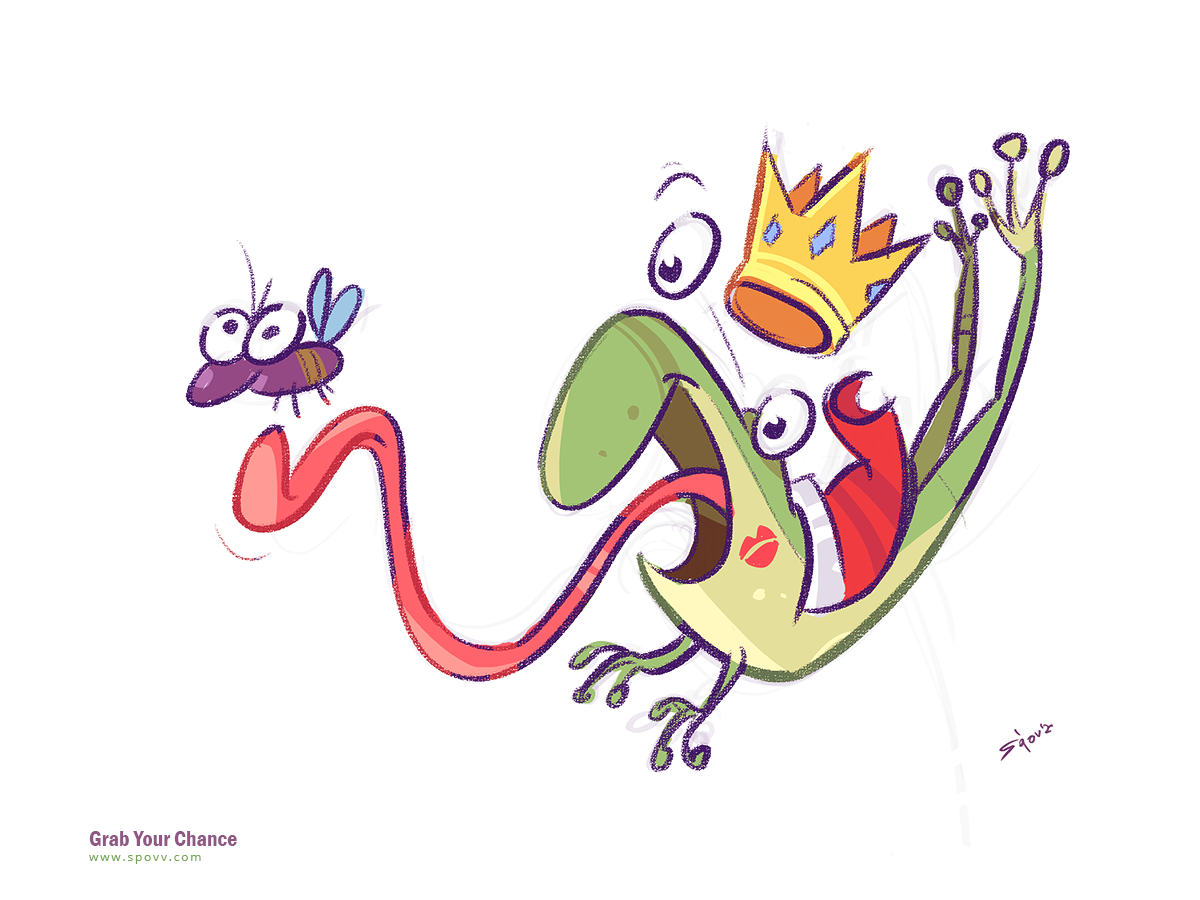 characterdesign corona frog Fun king mood spovv