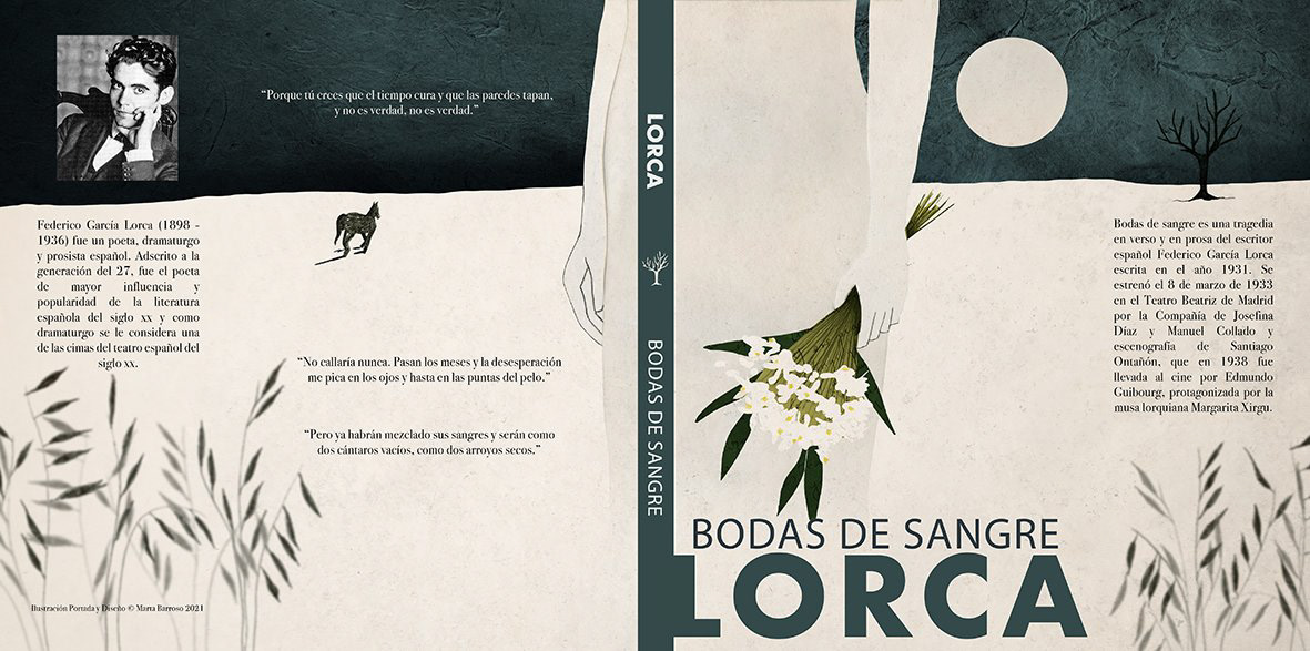 Bodas de Sangre editorial Lorca Portada de libros portadas ilustradas teatro