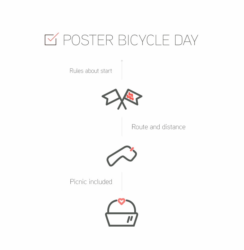 bicycle day print rest icons road road bike bike photo