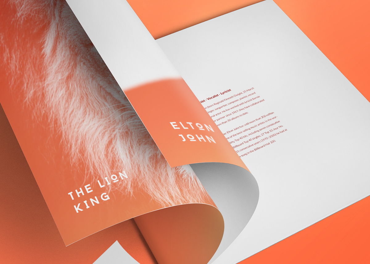 vinyl cover redesign lion king elton john Booklet cd Album
