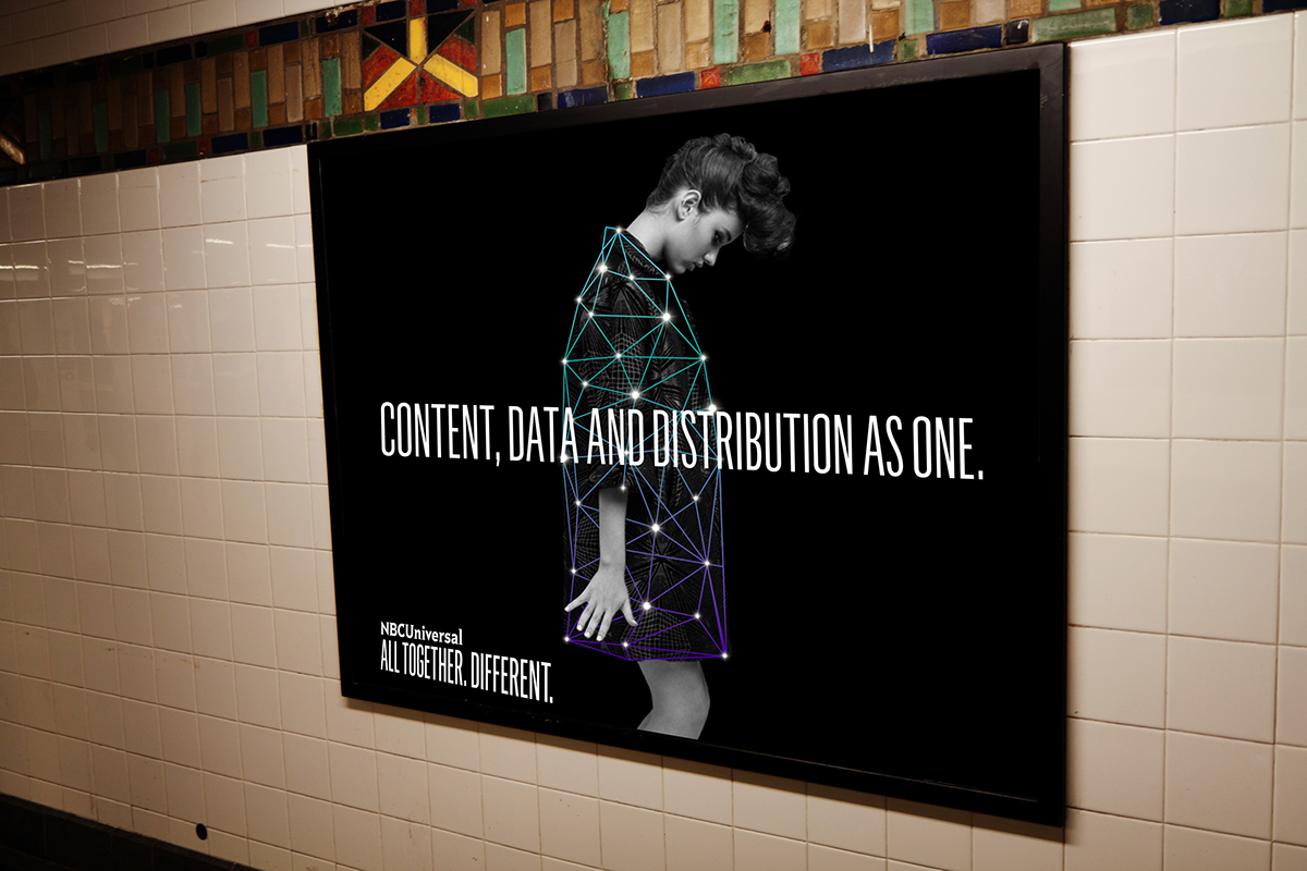 NBCUniversal upfront concept design mockups Data visualization information content infographics