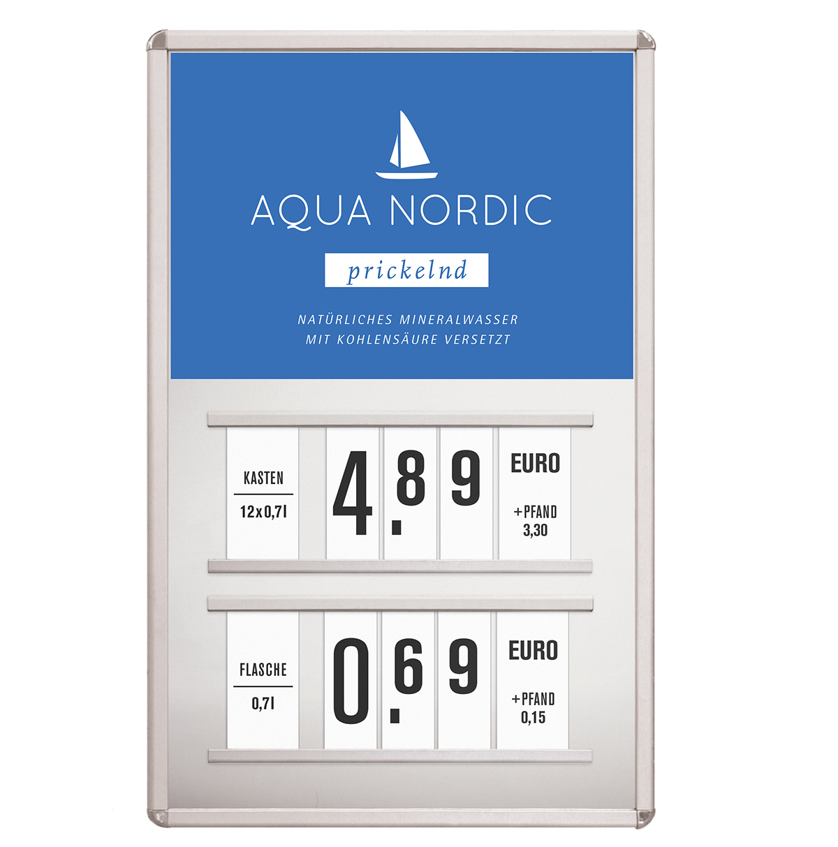 Aqua Nordic mineral water Water Brand ecological FHP FH Potsdam