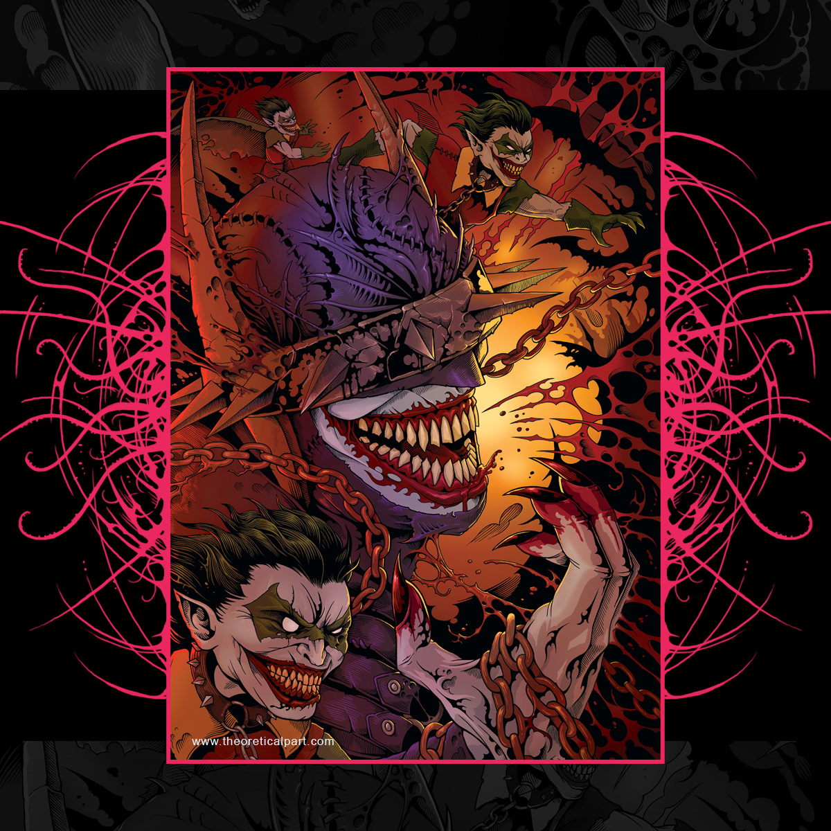 characters comics dark digital Games Halloween ink poster sketch