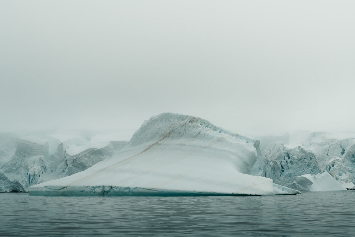 adventure antarctica expedition fog frozen iceberg Landscape Ocean sailing ship