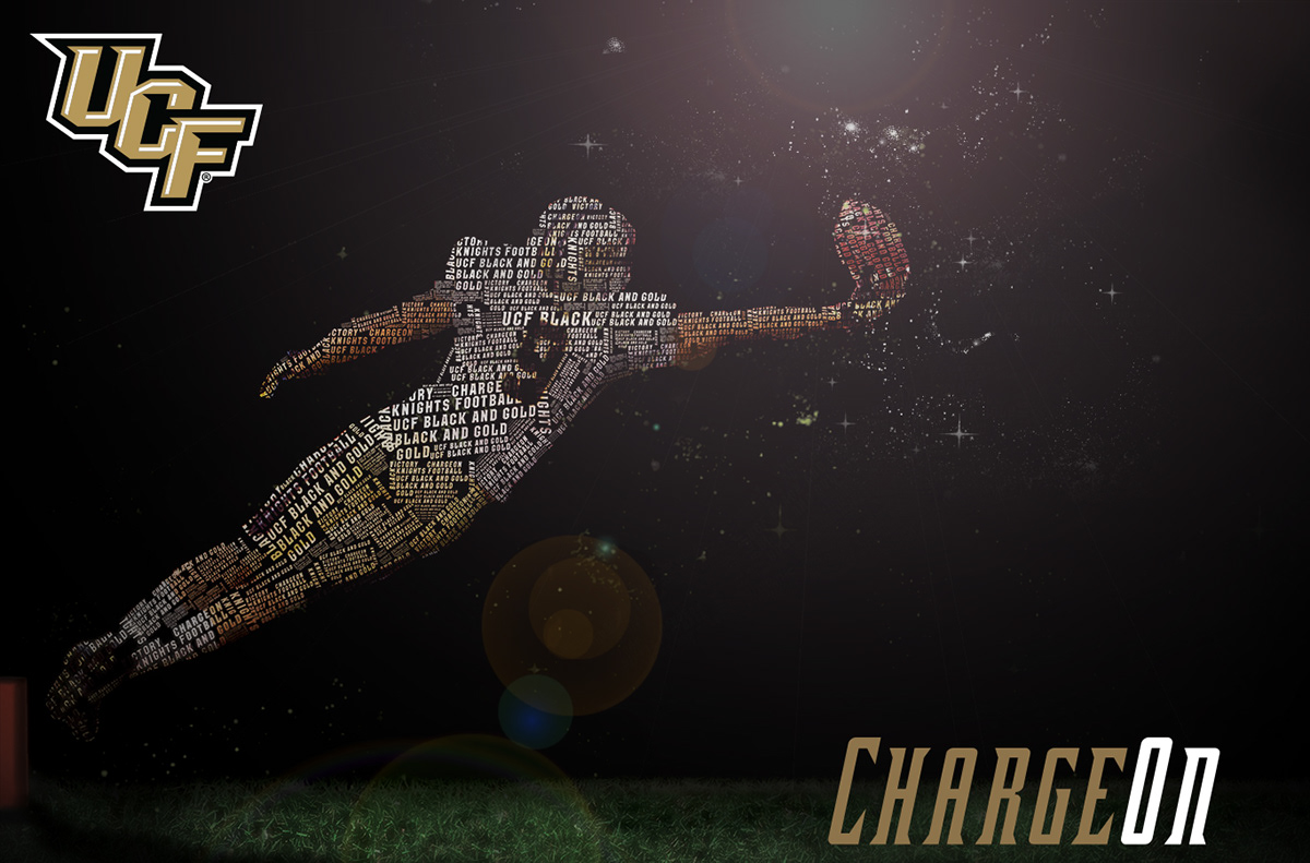 ucf Jonel Filsaime j.j. worton University of Central college football football one hand catch ucf athletics ucf knights  wide receiver amazing catch poster