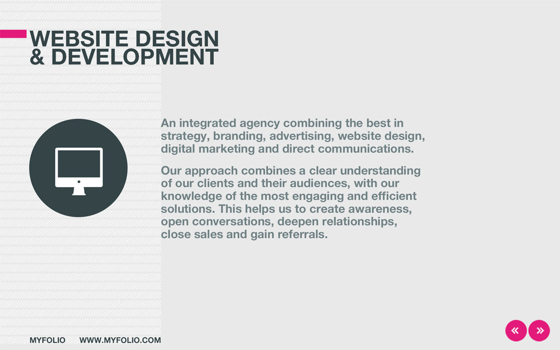Powerpoint template corporate user interface presentation design helvetica typographic contemporary minimal