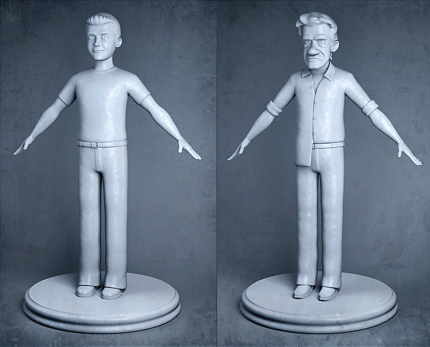 Character cartoon toon model modeling Maya rendering child 3D Sculpt goktugg goktug face figure head