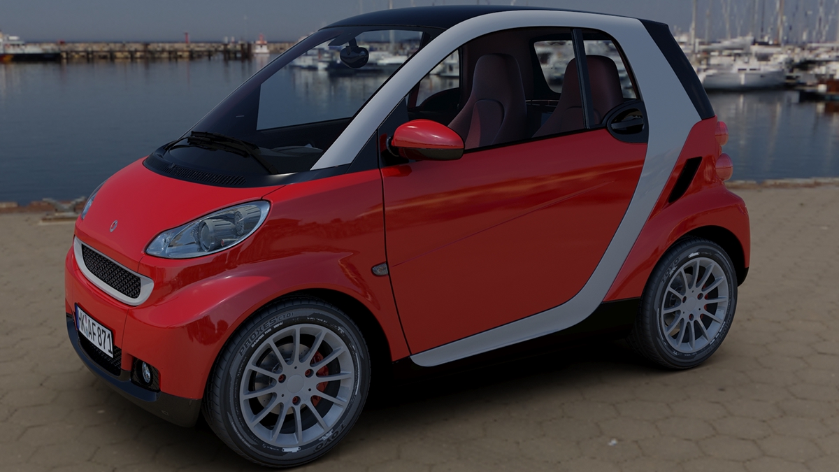 Smart smart fortwo 3ds max mental ray