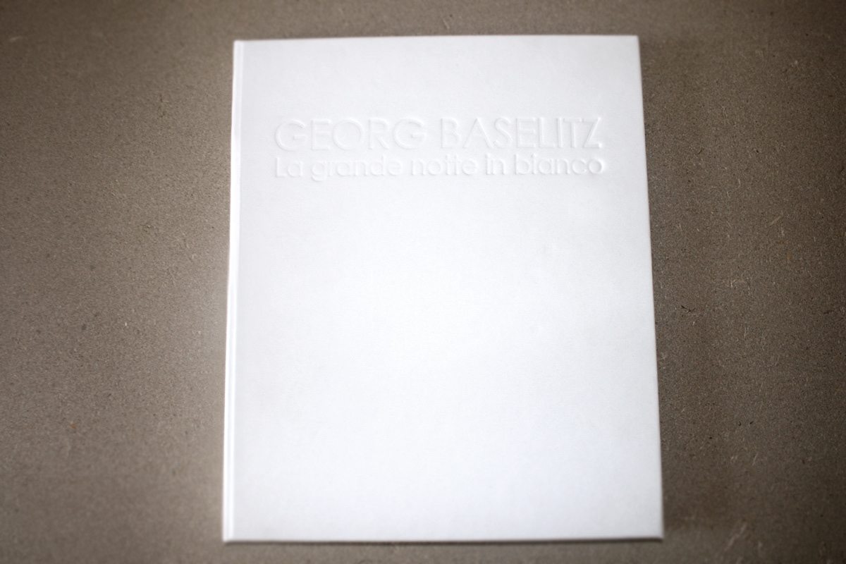 catalogo d'arte grafica editoriale Georg Baselitz  Gagosian Gallery