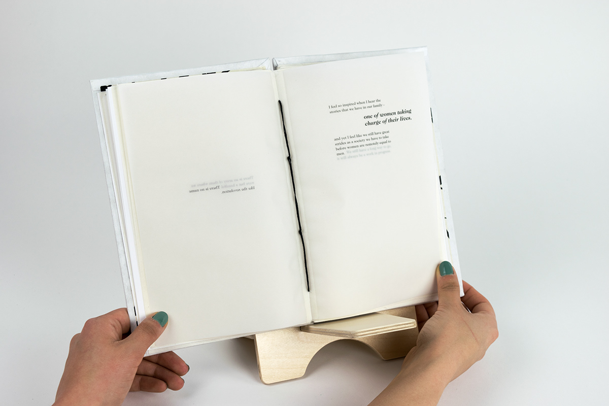 feminism book design print design  typography   book