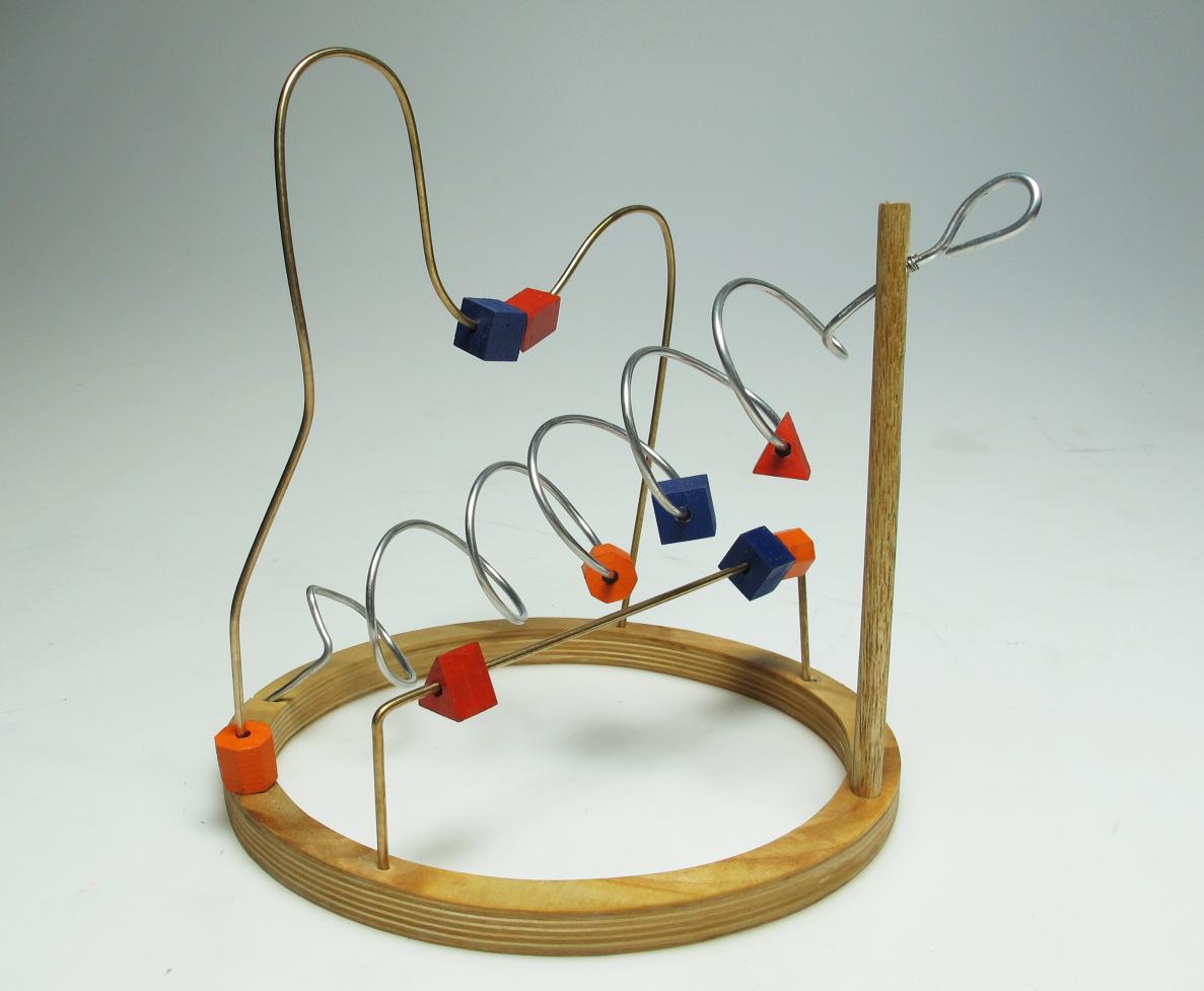 toy  archimedes  wire interactive wood