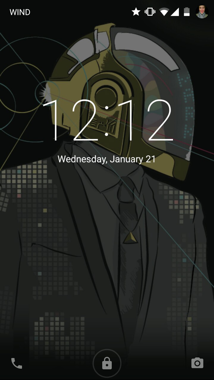 Daft Punk - personalized phone wallpapers on Behance
