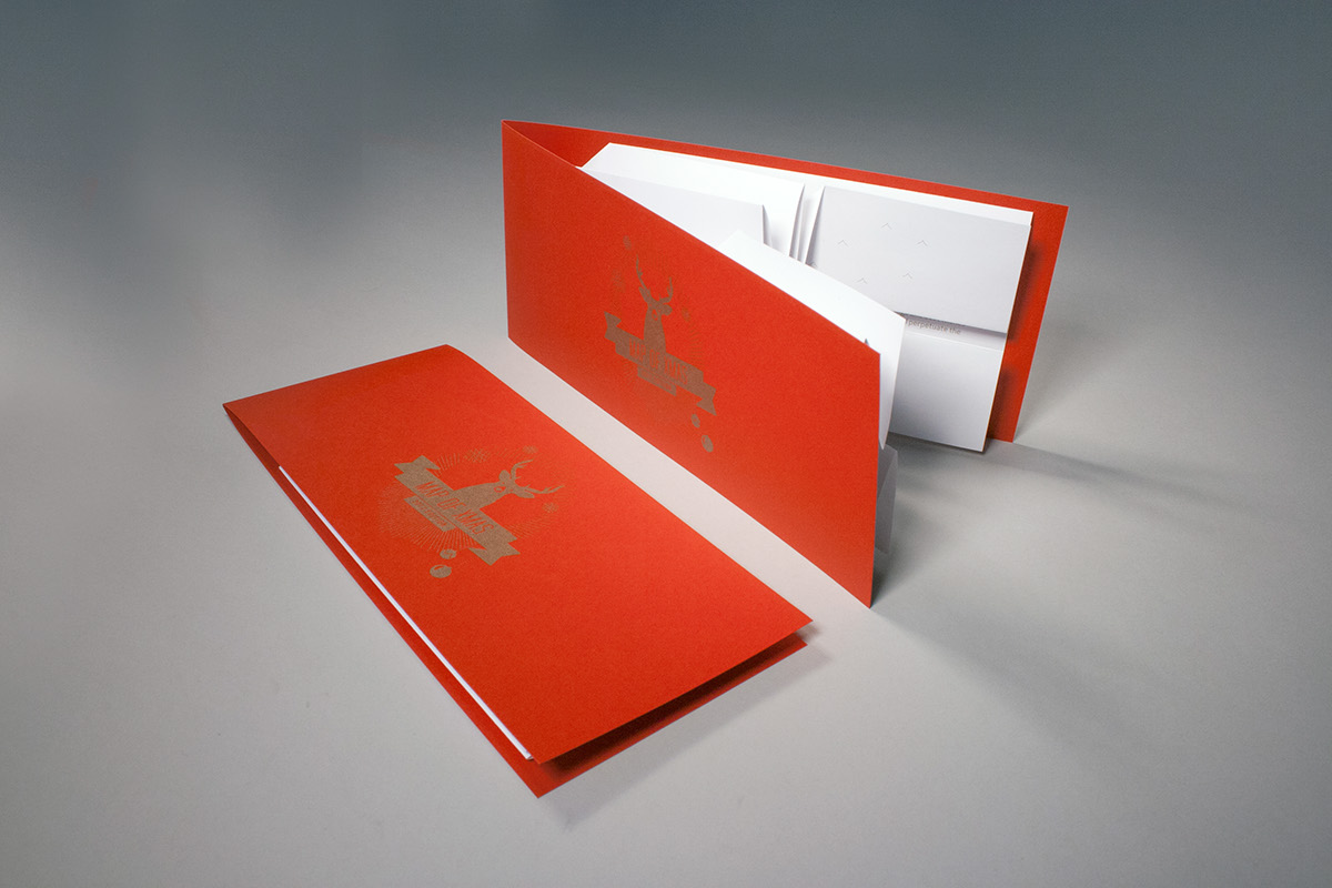 Cellule Design's Pop Up Christmas Card, sent out to our clients and collaborators.