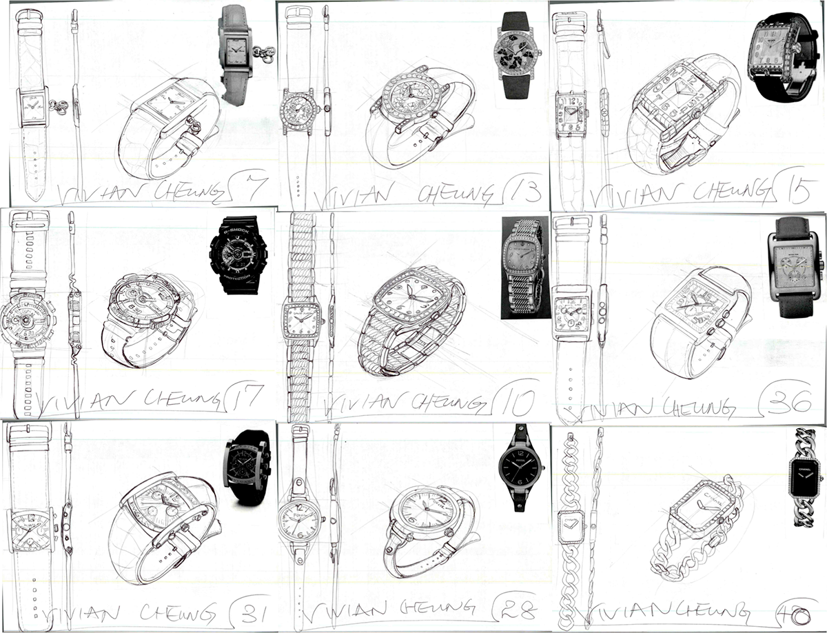 sketches sketchbook pro Practice Watches jewelry