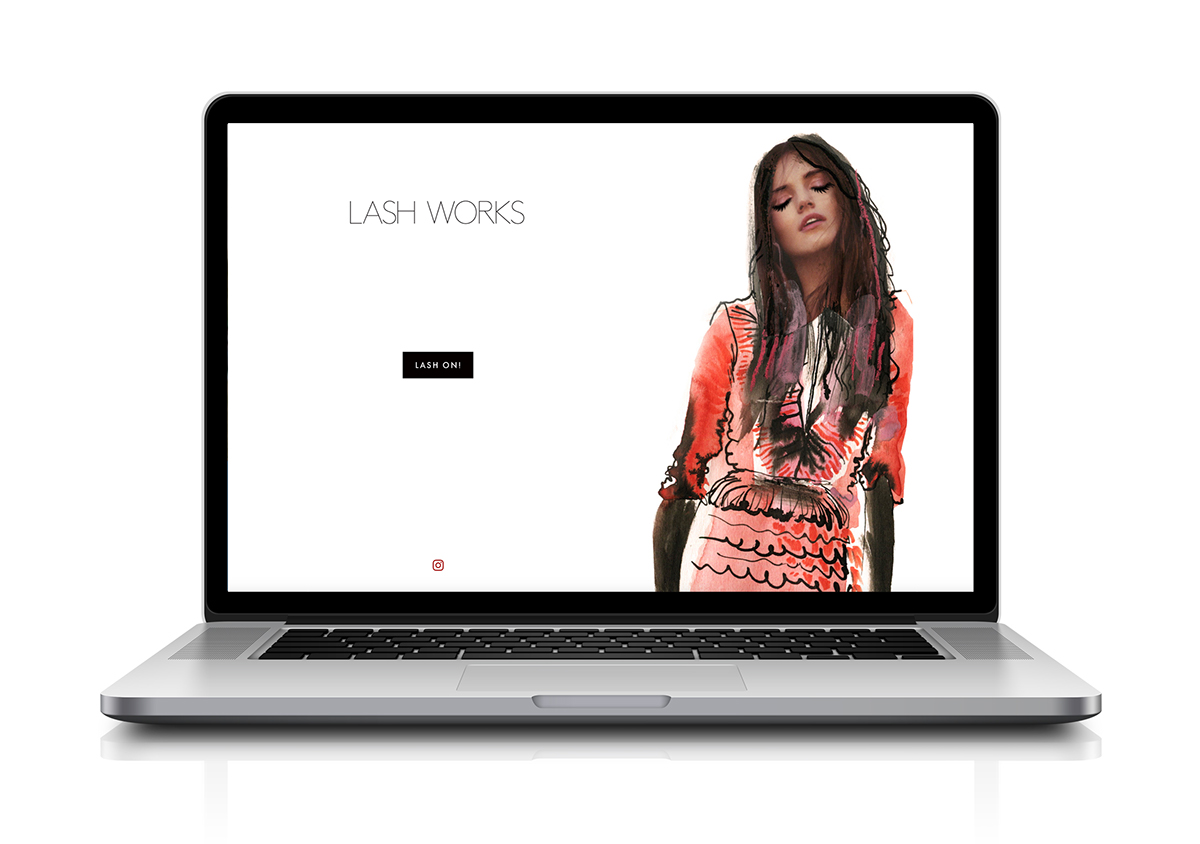 lash design Brand Development beauty industry permanent Make Up Toronto Website Design Logo Design ILLUSTRATION 