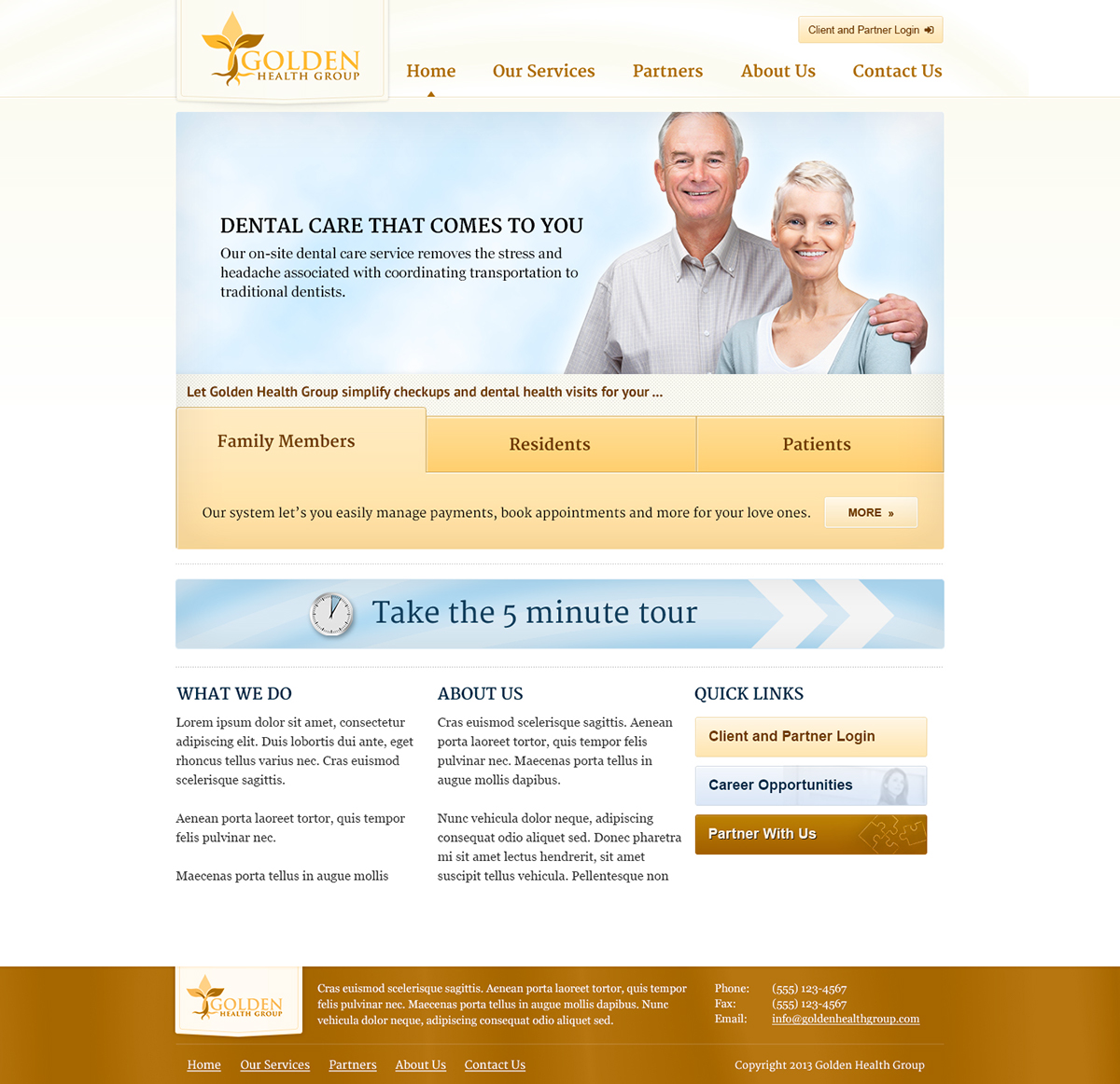 seniors Retirement Homes dental healthcare
