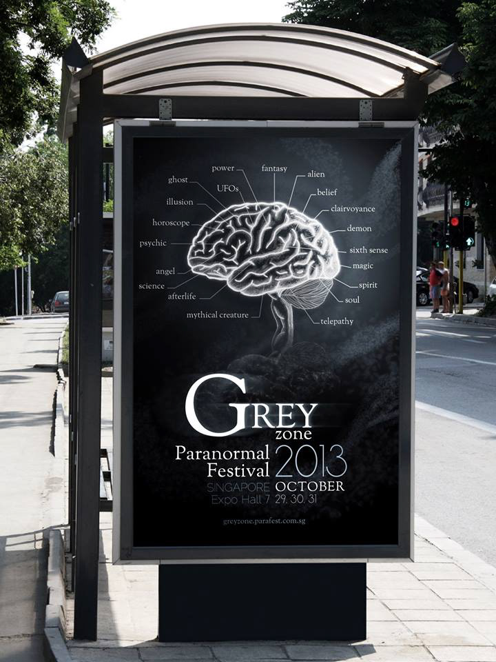Paranormal grey zone festival brain illustrating chalk Exhibition  subculture mysterious Event world Unreal
