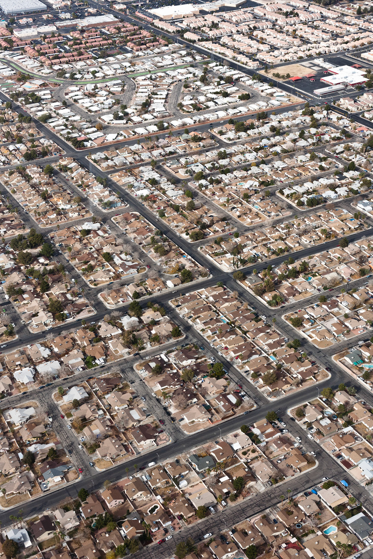 aerials Landscape Las Vegas mountains urban sprawl