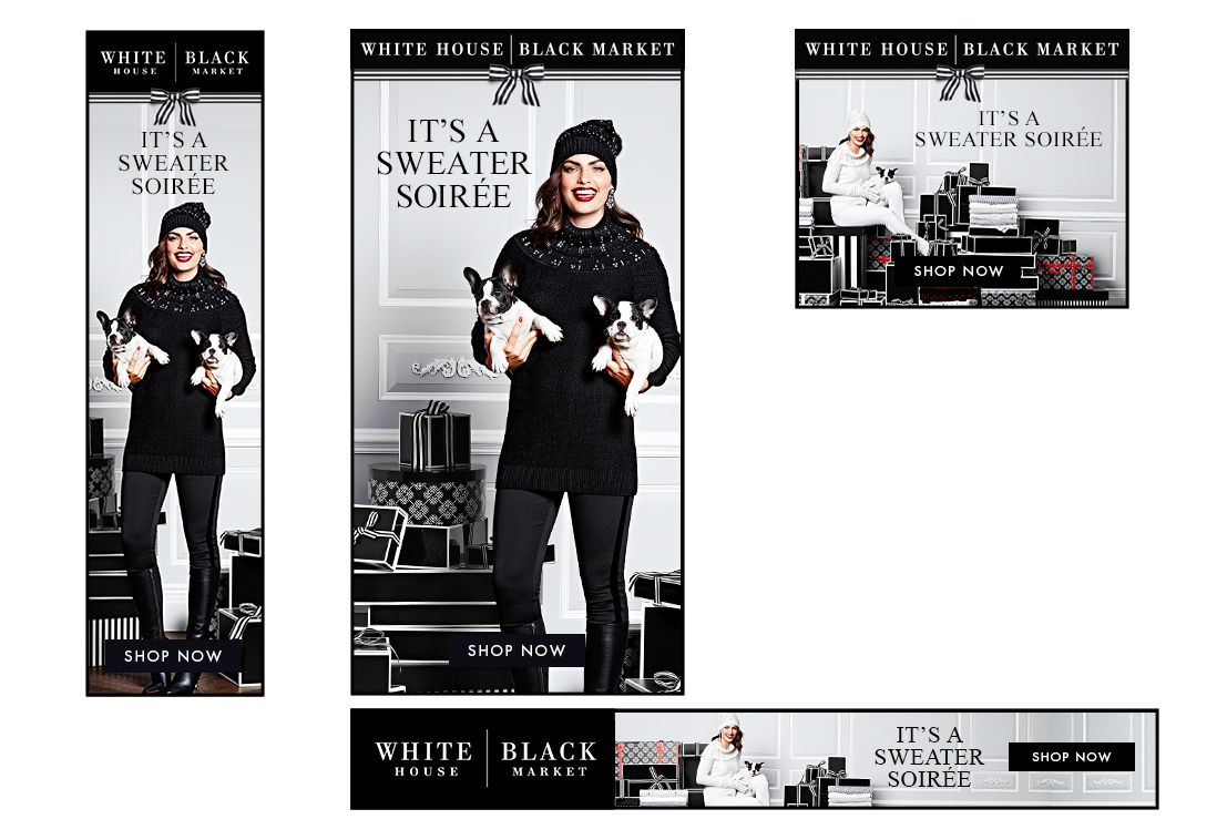 White House Black Market // Holiday Gift Boutique on Behance