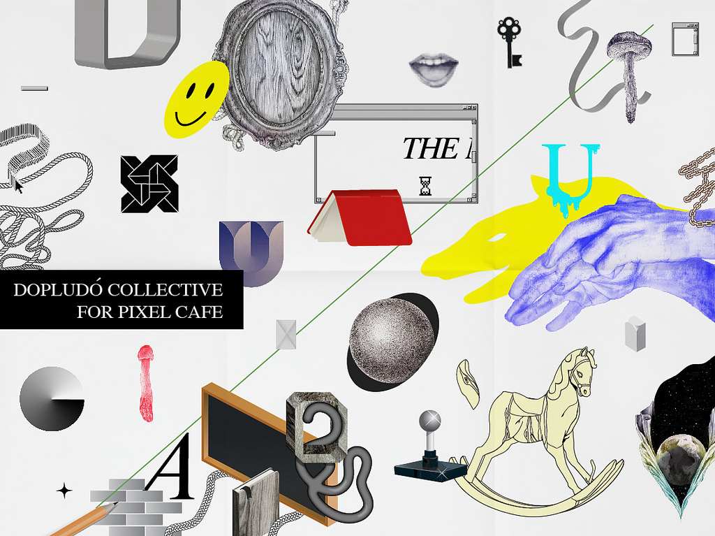 dopludo Collective  pixel cafe poster chaos kaos Kraft eika vector