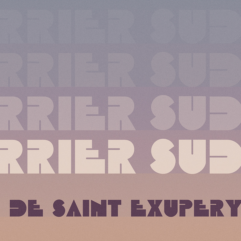 Courrier Sud SAINT EXUPERY slight Southern Mail