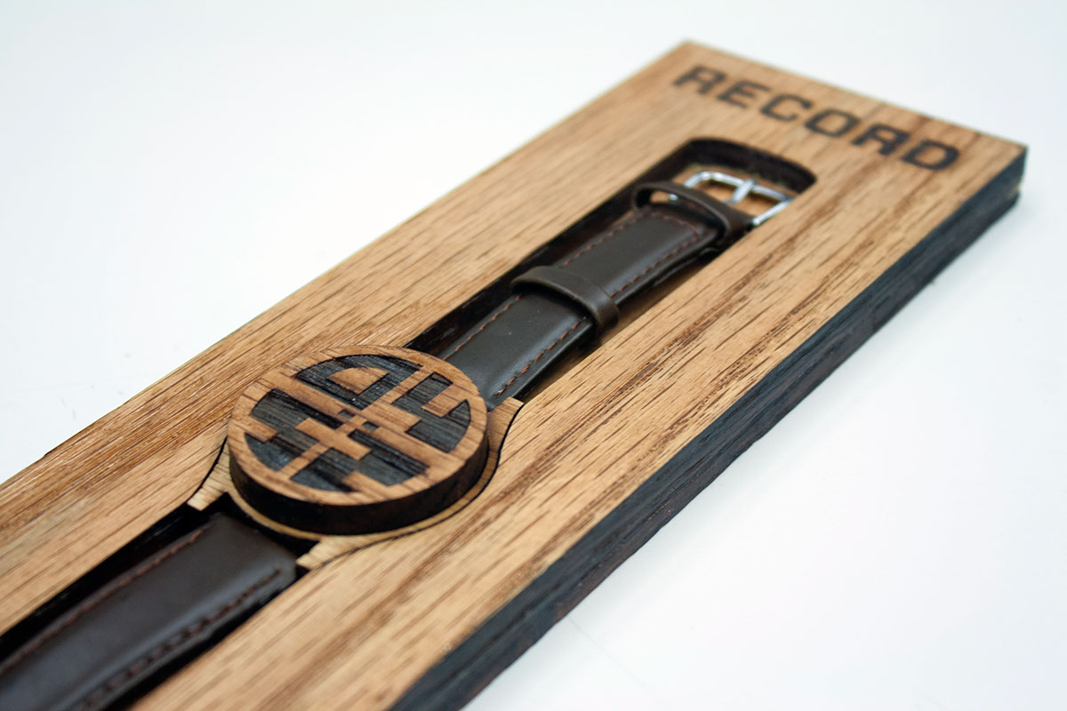 watch running time Lasercut wood sports record alterego