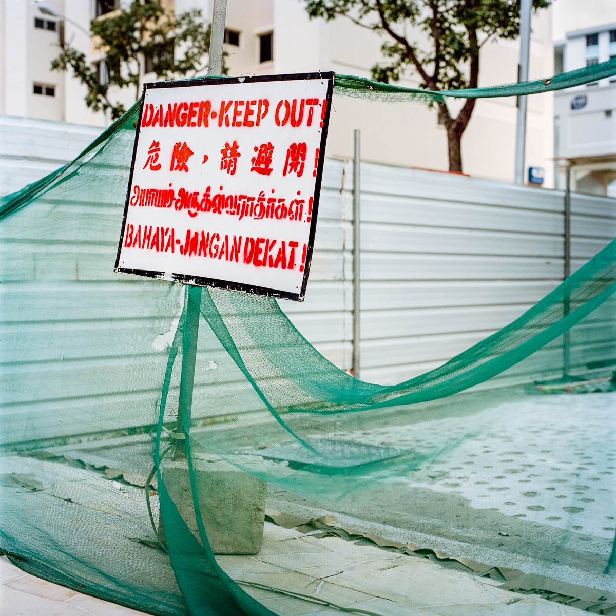 singapore Seeking Danger danger signs construction Hasselblad danger keep out