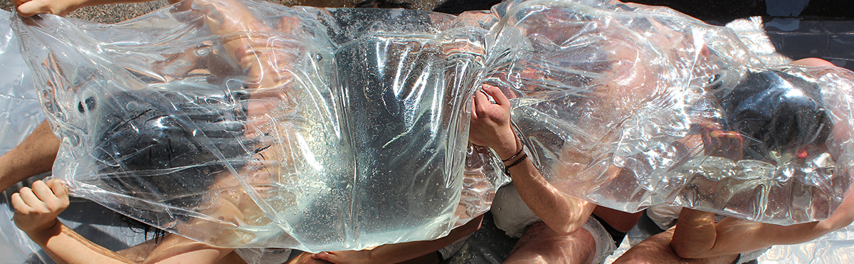 RISD Sculpture sculpture performance art water bag Julianna Johnston ritual