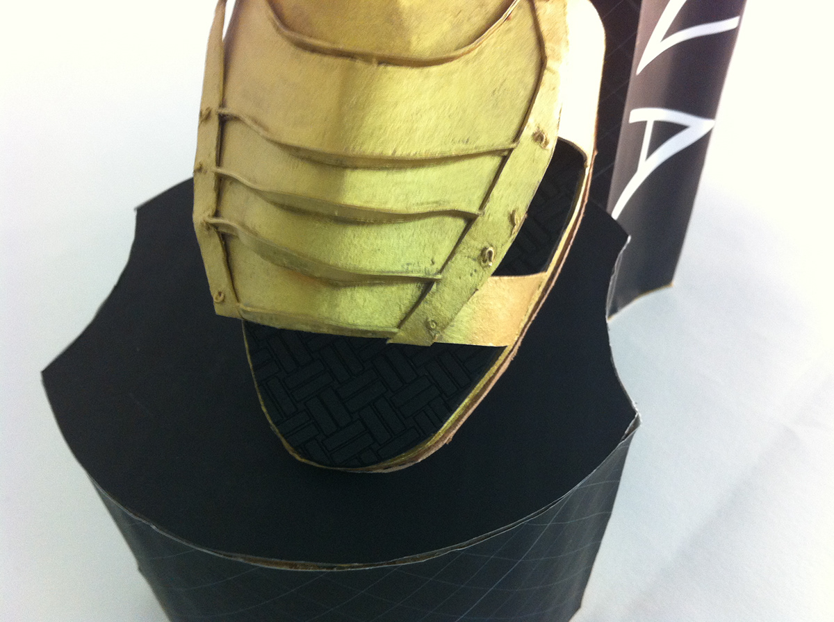 shoe design pratt Samantha Katehis product golden shoe ana sandal shoe