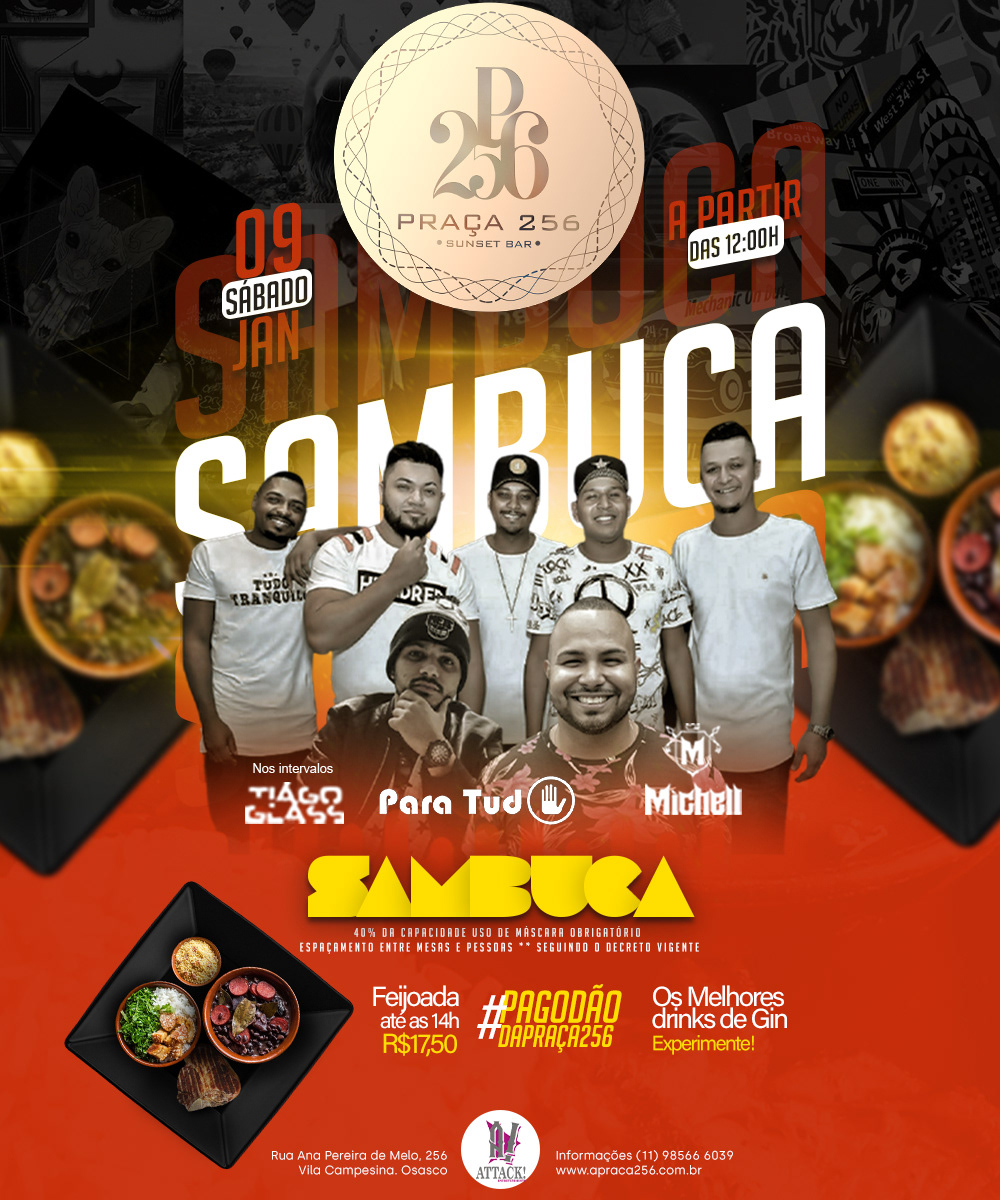 banner Feijoada flyer Samba Stories