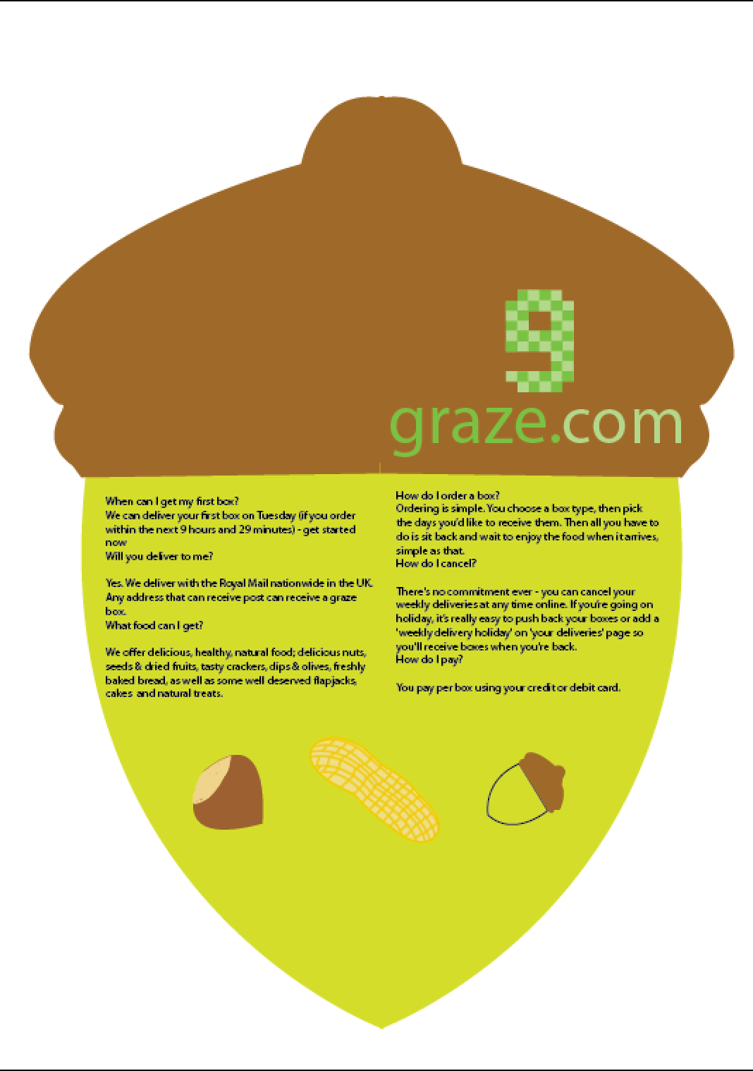 Graze Box and Direct mail