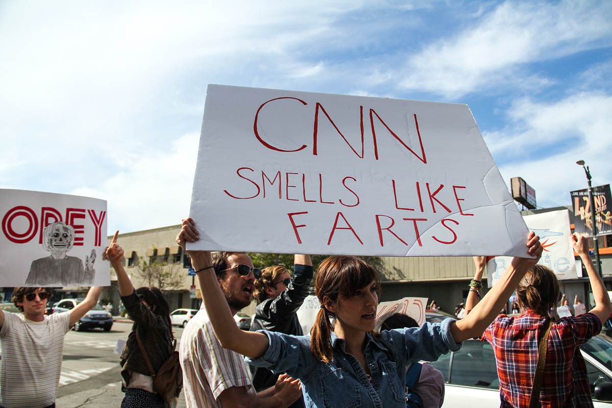 #photography photo protest occupycnn hollywood CNN life election2016 bernieblackout berniesanders2016