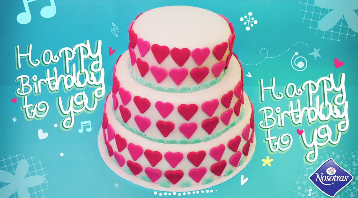Fondant Birthday party cake cupcakes video