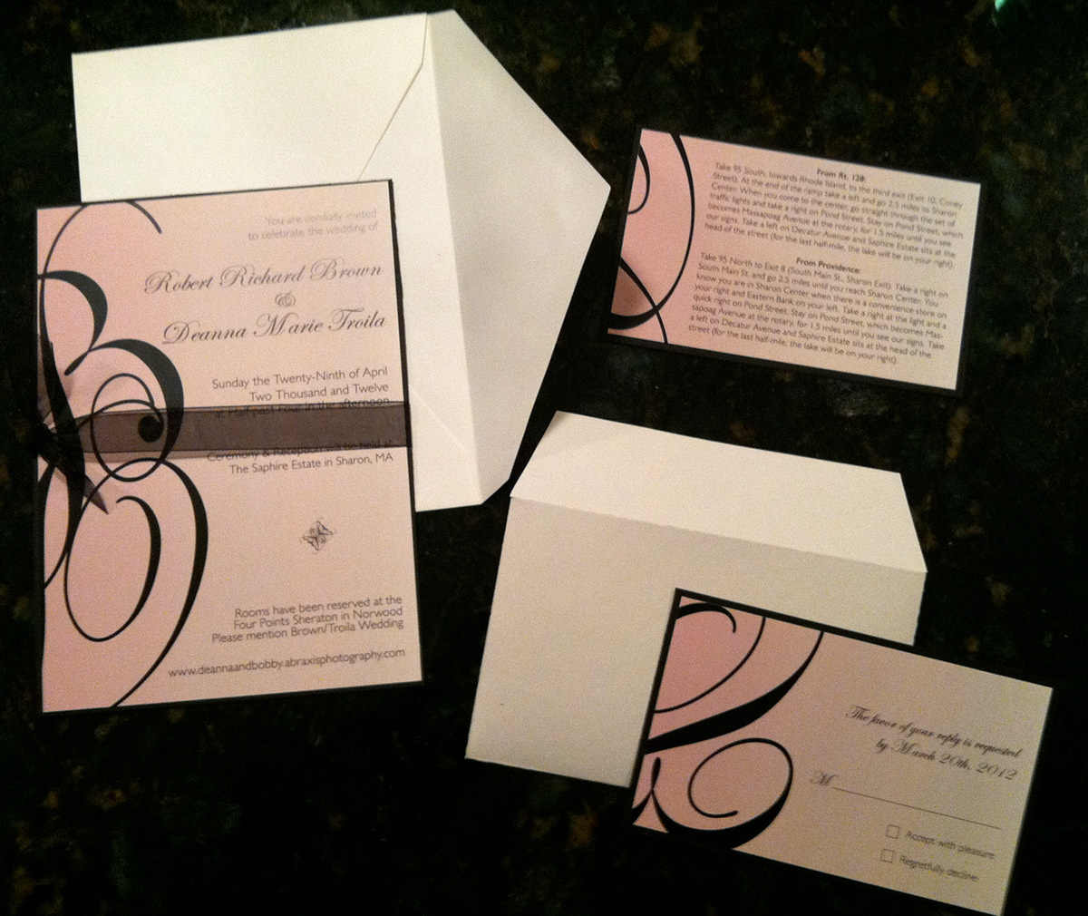 Custom  invitation  handmade  print  wedding  card  envelope  graphic design  blush  ivory  production Invitation handmade print wedding