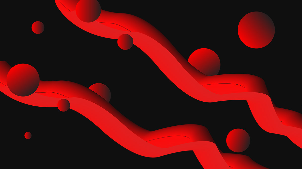 abstract background ILLUSTRATION  minimal motion graphics  red aftereffects aidailychallenge MotionVideo