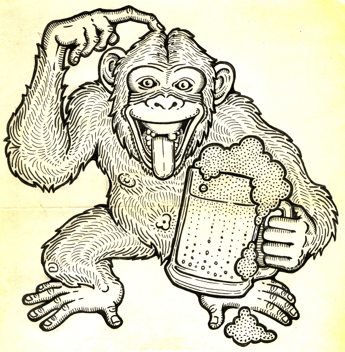 monkey beer scimmia Birra ape