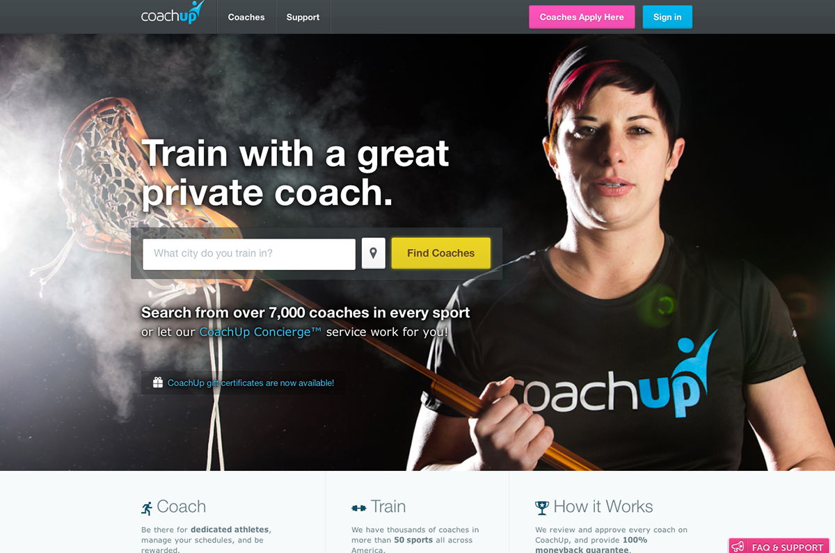 athletes coaches coachup campaign portraits sports football lacrosse basketball MMA track tennis soccer field hockey